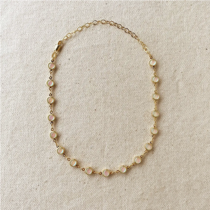 GoldFi | Rounded Opal Choker