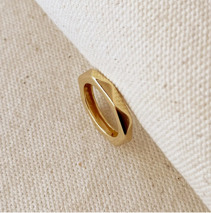 GoldFi | Faceted Band Ring6