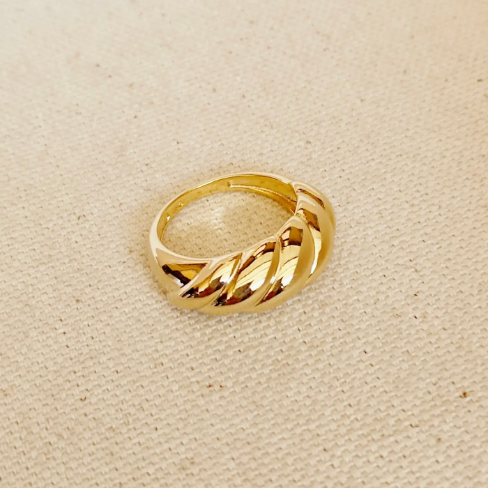 GoldFi | Dome Croissant Ring7