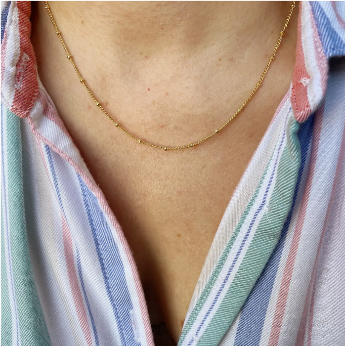 GoldFi | Satellite Chain Necklace