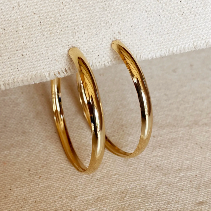 GoldFi | 50mm Hollow C-Hoops