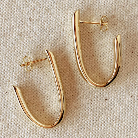 Goldfi | J Hoop Earring