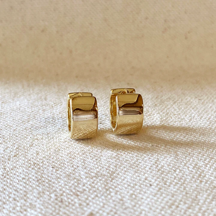 GoldFi | Chunky Flat Hoop Earring